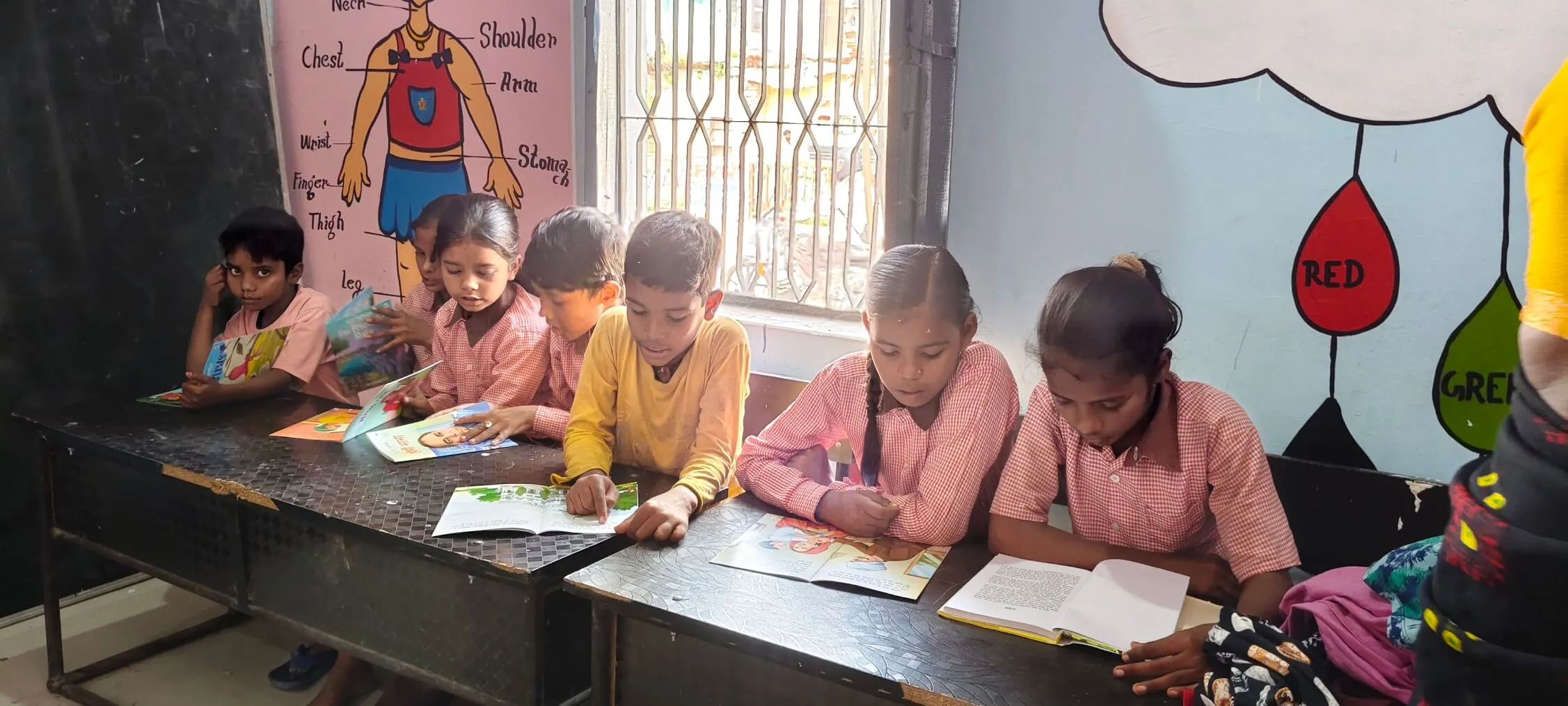 At Ramdas Primary School: SSF Libraries