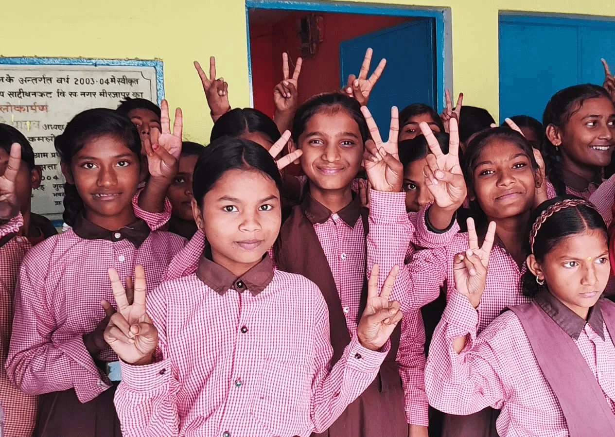 Student from a school supported by SSF